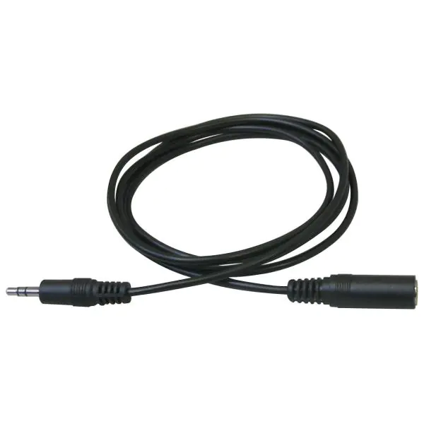 ⁨Audio Extension Cable Jack (3,5mm) M - Jack (3,5mm) F, 3m, Black⁩ at Wasserman.eu