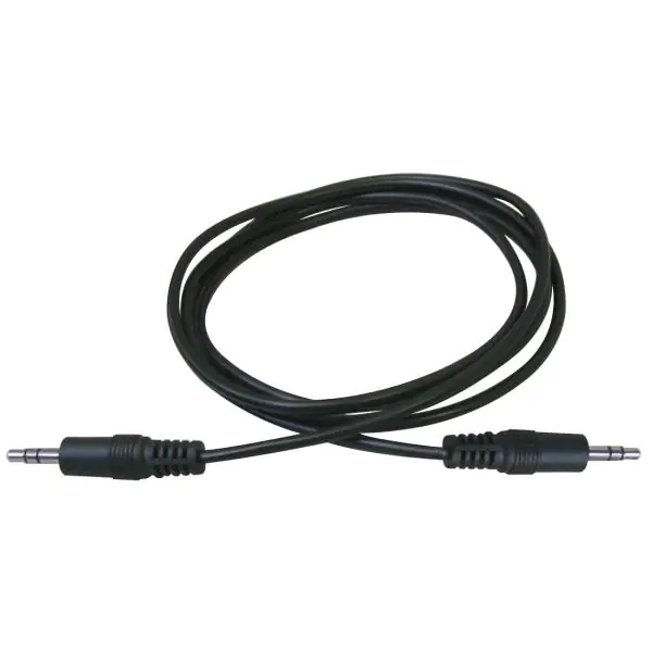 ⁨Audio Cable Jack (3,5mm) M - Jack (3,5mm) M, 5m, black⁩ at Wasserman.eu