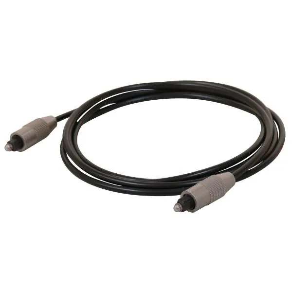 ⁨Audio Kabel TOSLINK M - TOSLINK M, SPDIF OPTICAL, 2m, czarna⁩ w sklepie Wasserman.eu