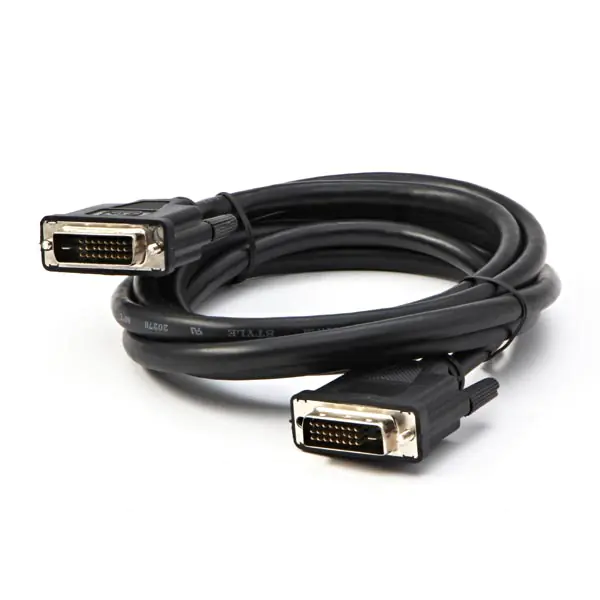 ⁨Video Kabel DVI (24+1) M - DVI (24+1) M, Dual link, 2m, chroniony, czarny, Logo blistr, EOL⁩ w sklepie Wasserman.eu