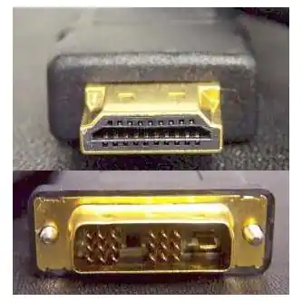 ⁨Video Kabel DVI (18+1) M - HDMI M, 2m, pozłacane złącza, czarny⁩ w sklepie Wasserman.eu