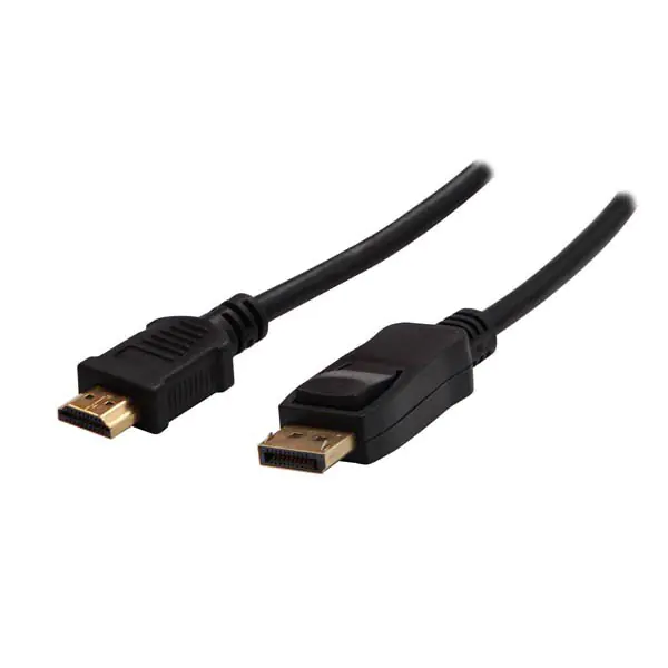 ⁨Video cable DisplayPort M - HDMI M, 1m, Black, Blister logo⁩ at Wasserman.eu