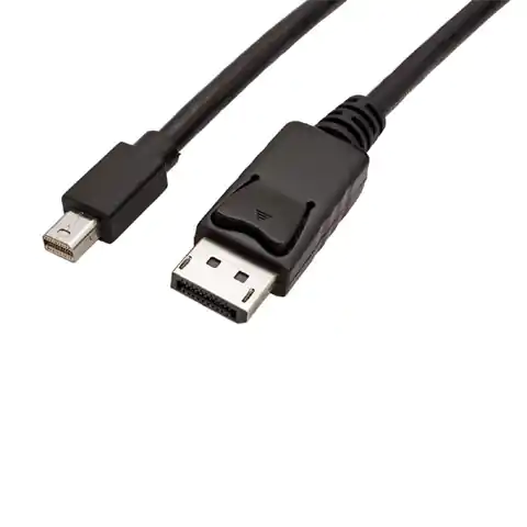 ⁨Video Kabel mini DisplayPort (M) - DisplayPort M, 2m, czarny⁩ w sklepie Wasserman.eu