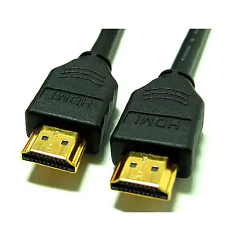 ⁨Video Kabel HDMI M - HDMI M, HDMI 1.4 - High Speed with Ethernet, 2m, pozłacane złącza, czarny, Logo blistr⁩ w sklepie Wasserman.eu