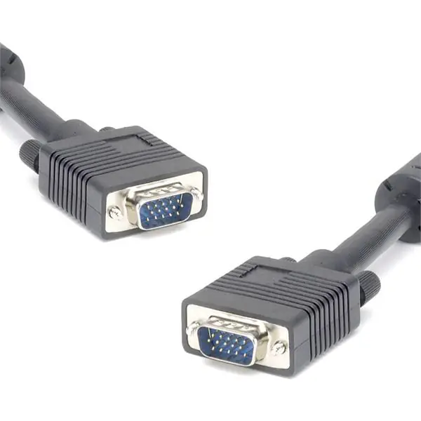 ⁨Video Kabel SVGA (D-sub) M - SVGA (D-sub) M, 3m, chroniony, czarny⁩ w sklepie Wasserman.eu