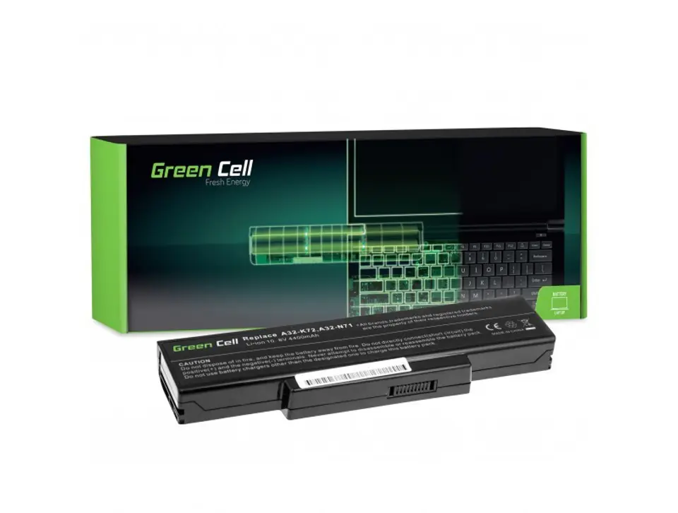 Battery for Asus A32-K72 11,1V 4400mAh at Wasserman.eu