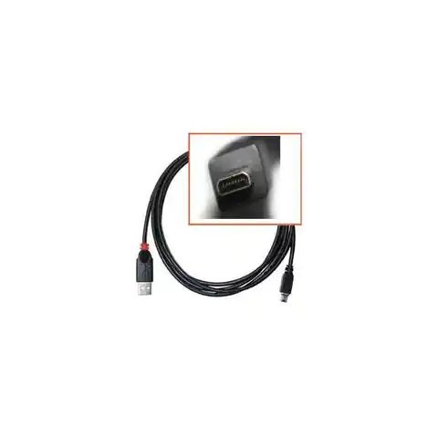 ⁨USB logo cable (2.0), USB A M - 8-pin M, 1.8m, black, blister, SAMSUNG⁩ at Wasserman.eu
