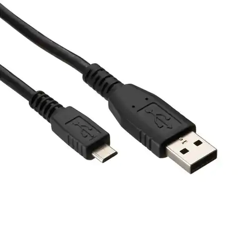⁨Logo USB kabel (2.0), USB A M - microUSB (M), 1m, blistr⁩ w sklepie Wasserman.eu