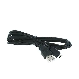 ⁨USB kabel (2.0), USB A M - microUSB (M), 1.8m, czarny⁩ w sklepie Wasserman.eu