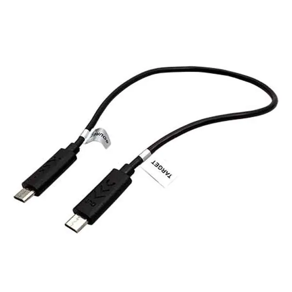 ⁨USB cable (2.0), 0.3m, OTG, black⁩ at Wasserman.eu