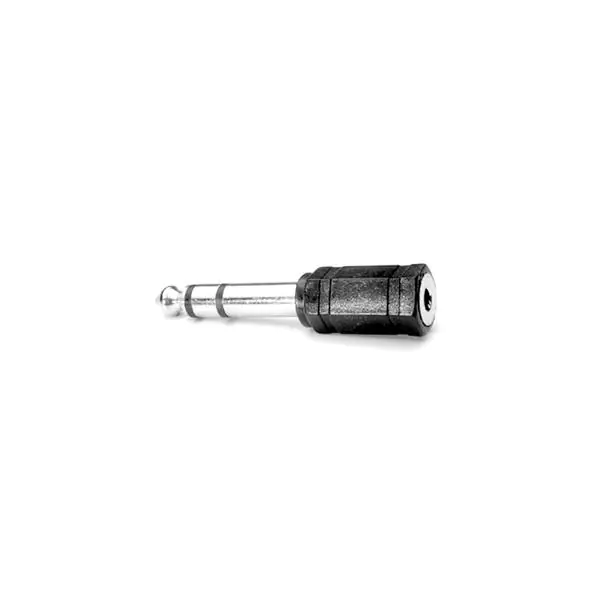 Audio redukcja, Jack (6.3mm) M - Jack (3,5mm) F, stereo, czarna w sklepie Wasserman.eu