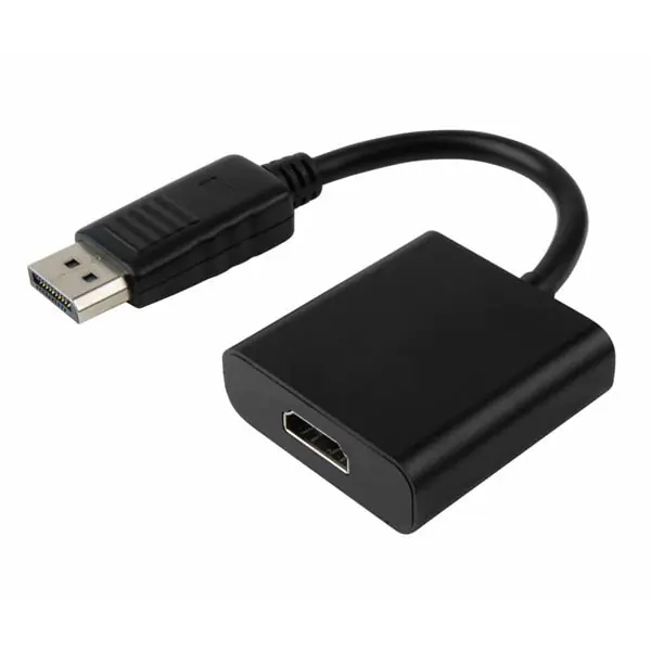 ⁨Video redukcja, DisplayPort M - HDMI F, HDMI 1.3 - Standard, czarna, Logo blistr⁩ w sklepie Wasserman.eu