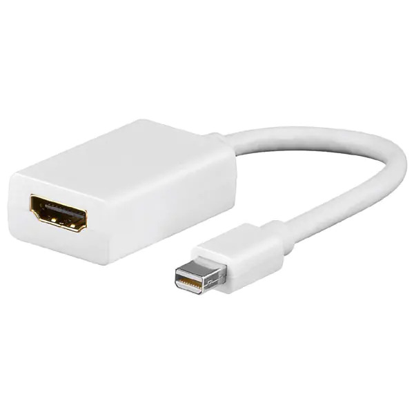 ⁨Video mini DisplayPort (M) - HDMI F, HDMI 1.3 - Standard, biały, EOL⁩ w sklepie Wasserman.eu