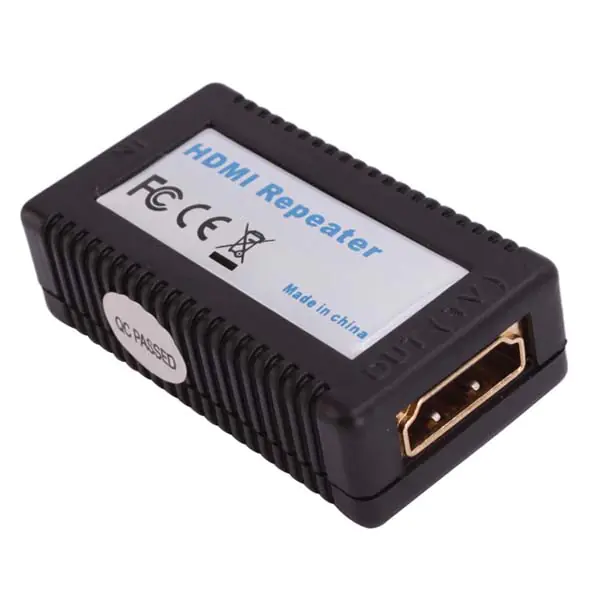 ⁨Video HDMI F - HDMI F, HDMI 1.3 - Standard, czarna, aktywne przedłużenie do łącznej długości maks. 35m, EOL⁩ w sklepie Wasserman.eu