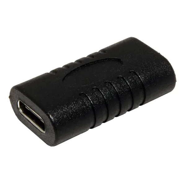 ⁨USB złączka, (3.1), USB C (F) - USB C (F), czarna, plastic bag⁩ w sklepie Wasserman.eu