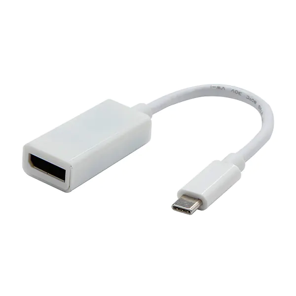 ⁨USB/Video DP Alt Mode, USB C (M) - DisplayPort F, biały, 4K2K@30Hz 65507, EOL⁩ w sklepie Wasserman.eu