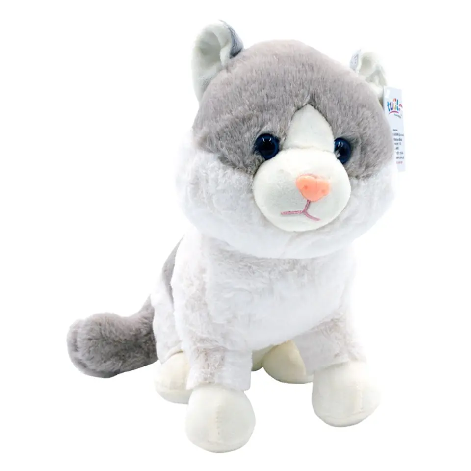 Axiom Plush Mruczus Cat beige and white 27 cm at Wasserman.eu