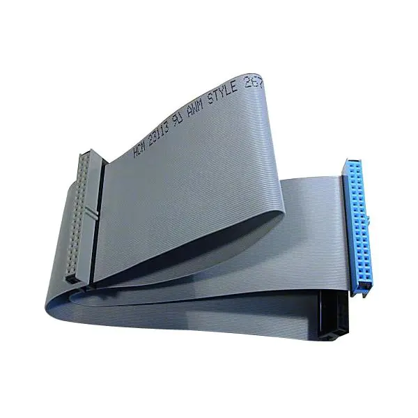 ⁨Kabel do dysku twardego ATA 100, 0.7 m, 40 żył, ATA100,, szary, Logo, EOL⁩ w sklepie Wasserman.eu