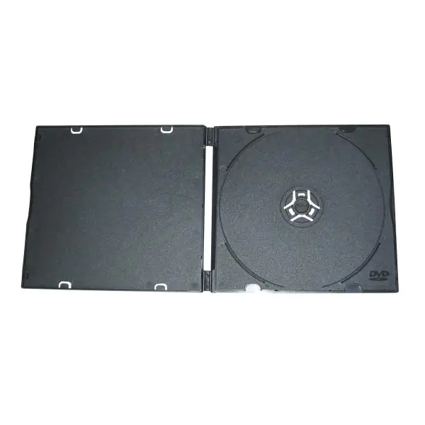 ⁨Box na 1 szt. CD, miękki plastik, czarny, cienki, 5.2 mm, 200-pack, cena za 1 sztukę, EOL⁩ w sklepie Wasserman.eu