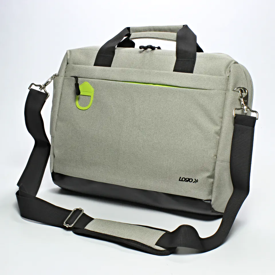 ⁨Graceful 15.6" Notebook Bag, Gray, Polyester, Logo⁩ at Wasserman.eu