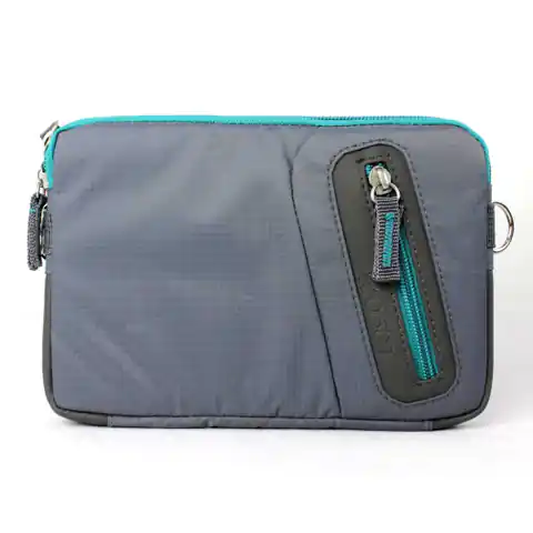 ⁨Tablet bag 7", Fashionable, grey, polyester, Logo⁩ at Wasserman.eu