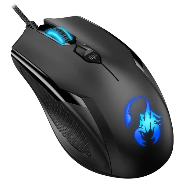 ⁨Mysz przewodowa, Genius X-1 600, czarna, optyczna, 3200DPI⁩ w sklepie Wasserman.eu