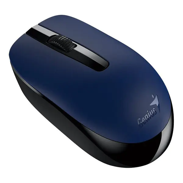 ⁨Genius Mouse NX-7007, 1200DPI, 2.4 GHz, optical, 3 kl., wireless USB, black-blue, AA⁩ at Wasserman.eu