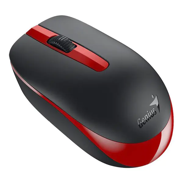 ⁨Mysz bezprzewodowa, Genius NX-7007, czarno-czerwona, optyczna, 1200DPI⁩ w sklepie Wasserman.eu