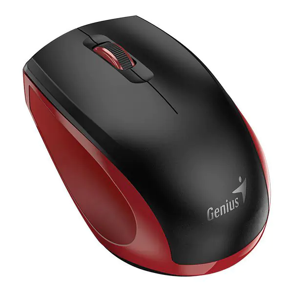 ⁨Mysz bezprzewodowa, Genius NX-8006S, czarno-czerwona, optyczna, 1600DPI⁩ w sklepie Wasserman.eu