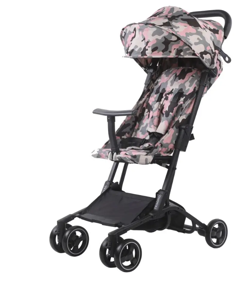 Tesoro Baby stroller S900 Camouflage pink at Wasserman.eu