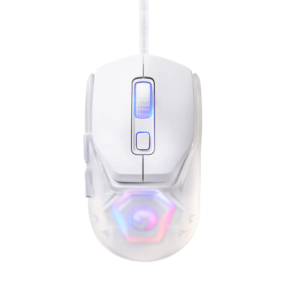 ⁨Mysz przewodowa, Marvo FIT LITE G1, biała, optyczna, 12000DPI, + Prezent⁩ w sklepie Wasserman.eu