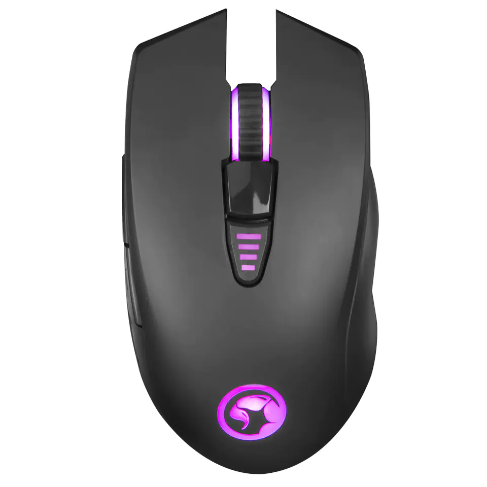 ⁨Marvo G982 Mouse, 5000DPI, optical, 6 kl., wired USB, black, gaming, backlit⁩ at Wasserman.eu