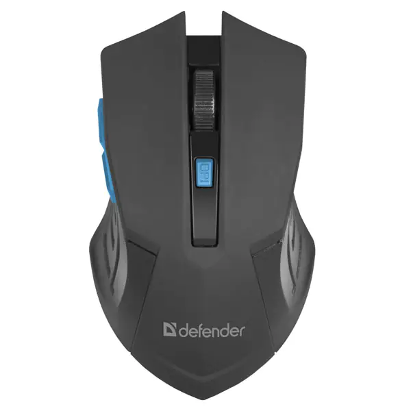 ⁨MOUSE DEFENDER ACCURA MM-275 RF BLACK-BLUE OPTICAL 1600DPI 6P⁩ at Wasserman.eu