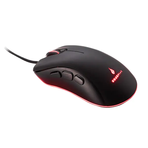 ⁨Surefire Condor Claw Gaming Mouse, 6400DPI, Optical, 8 kl., USB Wired, Black, Gamer, RGB⁩ at Wasserman.eu