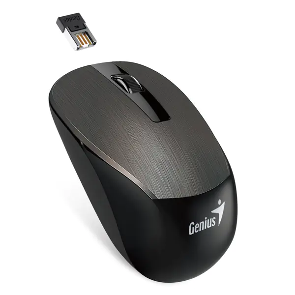 ⁨Mysz bezprzewodowa, Genius NX-7015, czekoladowy, optyczna, 1600DPI⁩ w sklepie Wasserman.eu