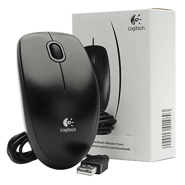 ⁨Logitech B100 Optical USB Mouse⁩ at Wasserman.eu