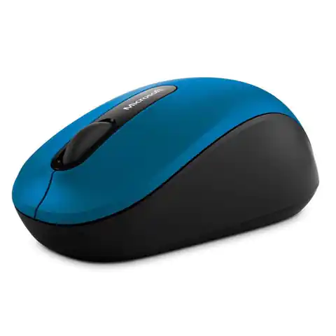 ⁨Microsoft Mysz Bluetooth Mobile Mouse 3600, 1000DPI, Bluetooth, optyczna, 3kl., bezprzewodowa, niebieska, 1 szt AA, klasyczna, Blu⁩ w sklepie Wasserman.eu