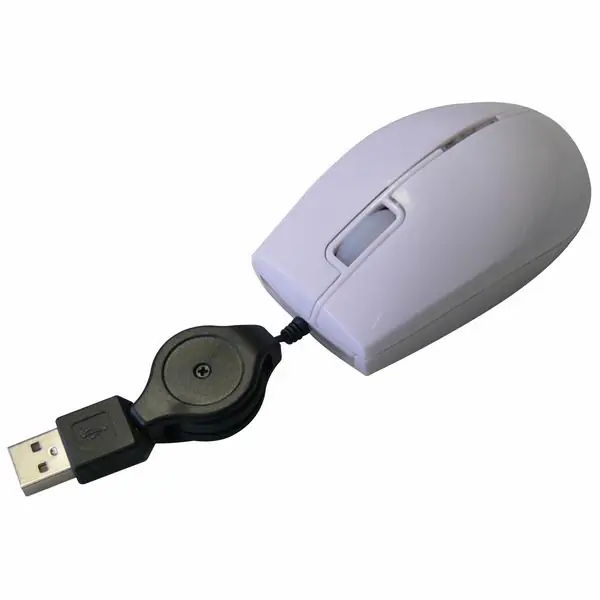 ⁨Mysz przewodowa, All New M-92, biała, optyczna, 800DPI⁩ w sklepie Wasserman.eu