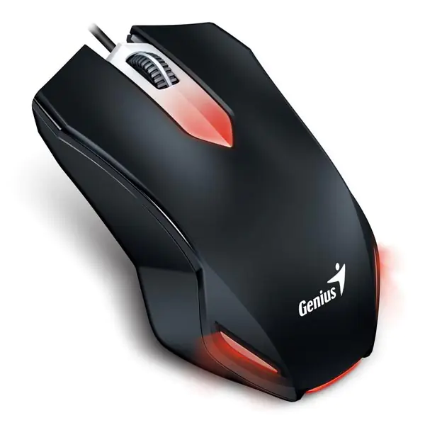 ⁨Genius X-G200 Gaming Mouse, 1000DPI, Optical, 3 Kl., USB Wired, Black⁩ at Wasserman.eu