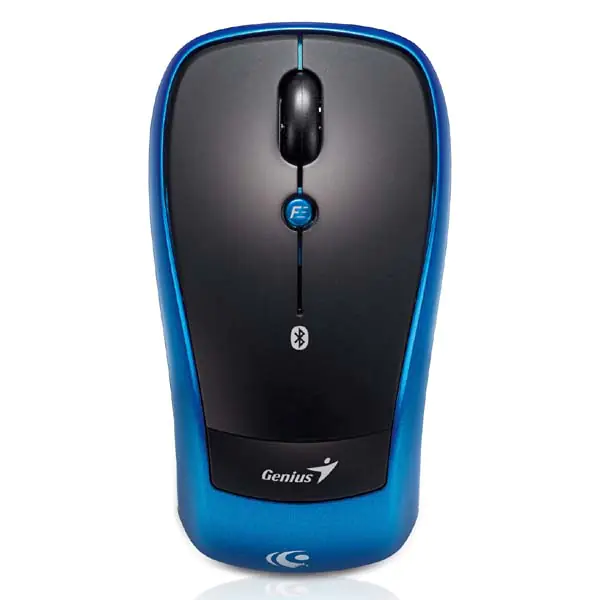 ⁨Genius Mouse Traveler 9005BT, 1200DPI, bluetooth, optical, 4 kl., wireless, black-blue, 1 pc AA⁩ at Wasserman.eu