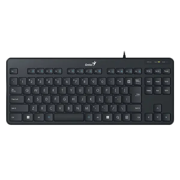 ⁨Genius LuxeMate 110, keyboard CZ/SK, classic, quiet type wired (USB), black, no⁩ at Wasserman.eu