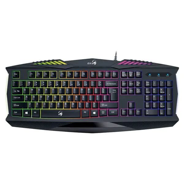 ⁨Genius GX GAMING Scorpion K220, klawiatura CZ/SK, do gry, wodoodporny rodzaj przewodowa (USB), czarna, nie⁩ w sklepie Wasserman.eu