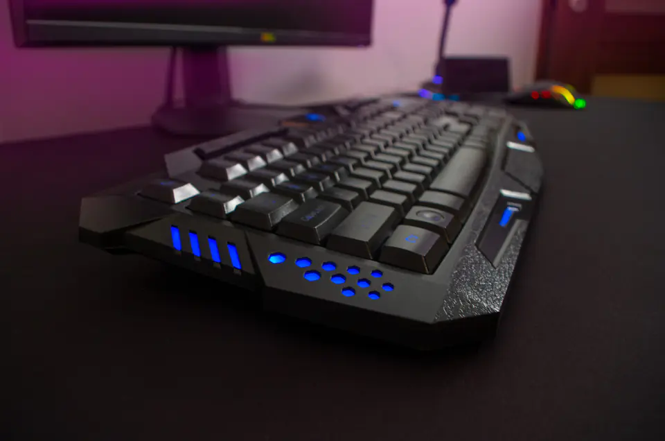 ⁨Marvo K636, US keyboard, gaming, backlit wired type (USB), black⁩ at Wasserman.eu