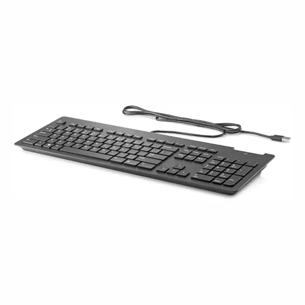 ⁨HP Business Smartcard CCID, CZ Keyboard, Classic, Smart Card reader (CCID) Wired Type (USB), Black, Z9H48AA#AKB⁩ at Wasserman.eu