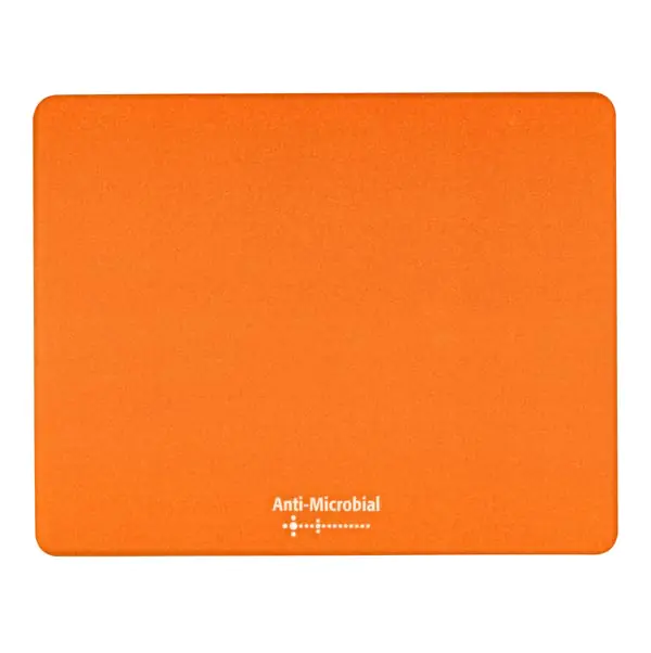 ⁨Mouse pad, Polyprolylen, orange, 24x19cm, 0.4mm, Logo, antibacterial⁩ at Wasserman.eu