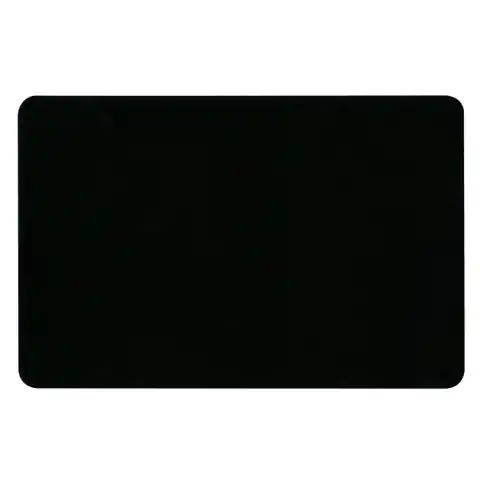 ⁨Mouse pad, ultra thin, black, 23x15 cm, 0.4 mm, Logo⁩ at Wasserman.eu