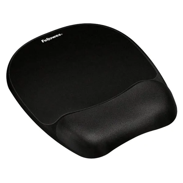 ⁨Memory Foam Mouse & Wrist Pad Black⁩ at Wasserman.eu