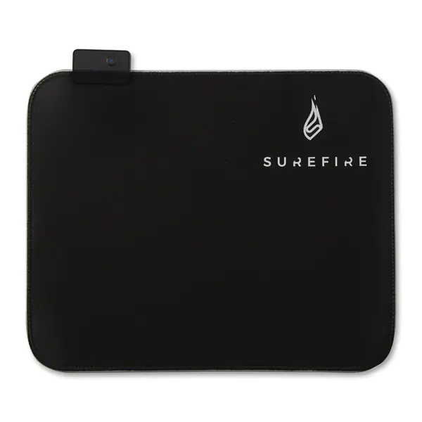 ⁨Mouse Pad, Silent Flight RGB, for gaming, black, 320 x 260 x 3 mm, 3 mm, Surefire⁩ at Wasserman.eu