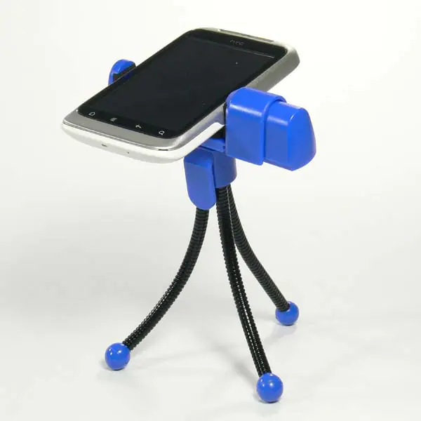 ⁨Mobile Phone Holder Table Logo, blue, thermoplastic, for all types of mobile phones, blue, phone⁩ at Wasserman.eu