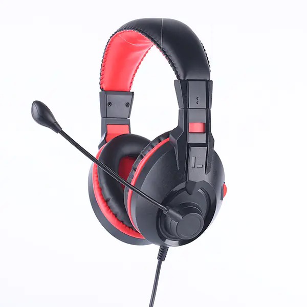 ⁨Marvo H8321S, headphone with microphone, volume control, black, 2 x 3.5 mm Jack⁩ at Wasserman.eu